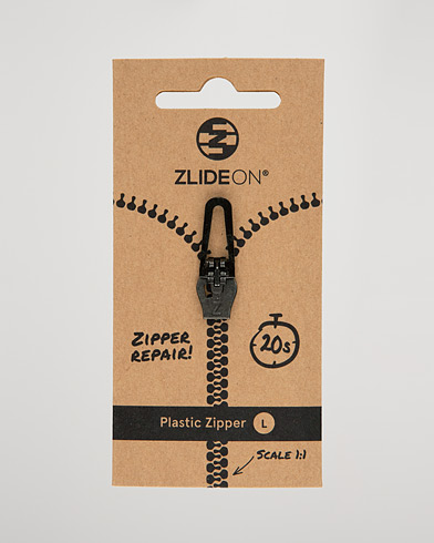 Mies | Vaatehuolto | ZlideOn | Normal Plastic Zipper Black L