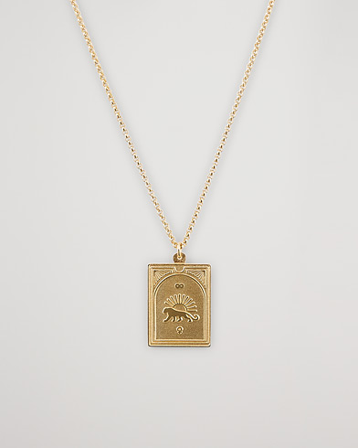 Mies |  | Tom Wood | Tarot Strength Pendant Necklace Gold