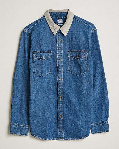 Mies | American Heritage | Levi's | Relaxed Fit Western Shirt Blue Stone Wash