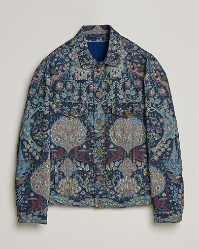 Mies | Etro | Etro | Embroidered Denim Jacket Dark Blue