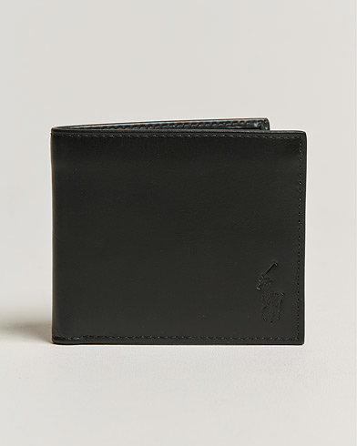 Mies | Lompakot | Polo Ralph Lauren | Logo Leather Billfold Wallet Black