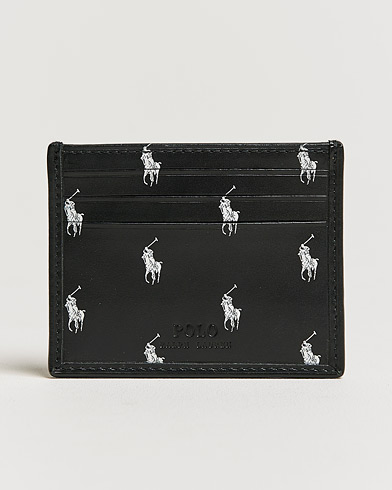 Mies |  | Polo Ralph Lauren | Logo Leather Card Holder Black
