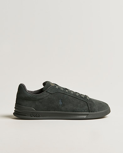 Mies |  | Polo Ralph Lauren | Heritage Court II Suede Sneaker Charcoal Grey