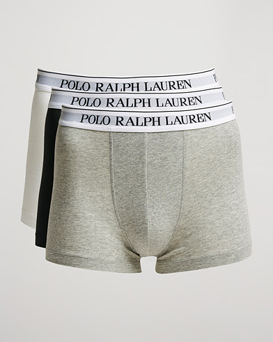 Mies | Alusvaatteet | Polo Ralph Lauren | 3-Pack Trunk Grey/Black/White