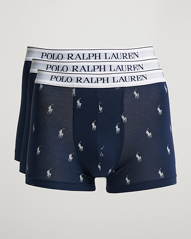 Mies | Polo Ralph Lauren | Polo Ralph Lauren | 3-Pack Trunk Navy/Navy Pony/Navy