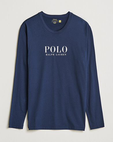 Mies | Pitkähihaiset t-paidat | Polo Ralph Lauren | Liquid Cotton Logo Long Sleeve Tee Cruise Navy