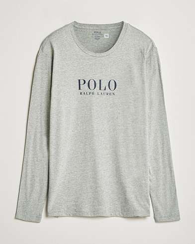 Mies | Pitkähihaiset t-paidat | Polo Ralph Lauren | Liquid Cotton Logo Long Sleeve Tee Andover Heather
