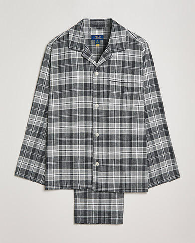 Mies | Yöpuvut ja kylpytakit | Polo Ralph Lauren | Checked Flannel Pyjama Set Grey Heather