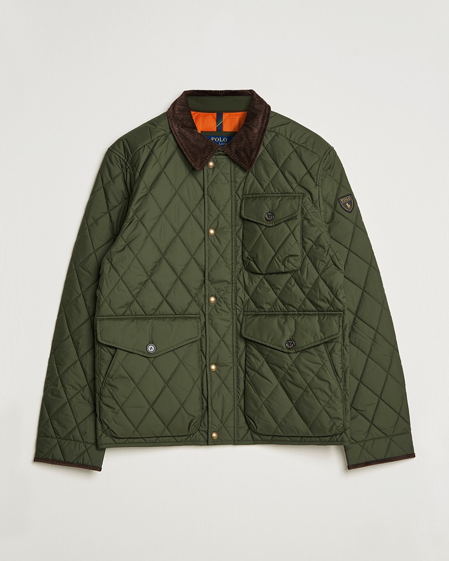 Polo Ralph Lauren Beaton Quilted Jacket Company Olive – Vihreä