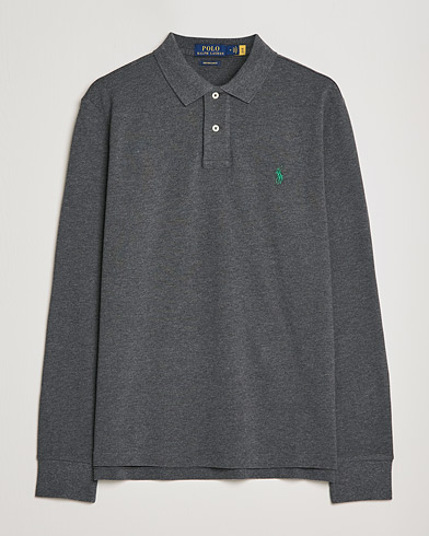 Mies |  | Polo Ralph Lauren | Custom Slim Fit Long Sleeve Polo Barclay Heathe