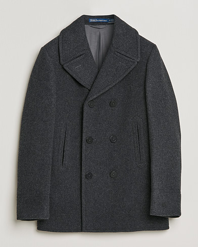 Mies |  | Polo Ralph Lauren | Wool Melton Peacoat Navy Charcoal