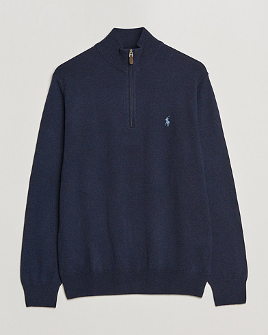 Mies |  | Polo Ralph Lauren | Merino Half Zip Sweater Hunter Navy