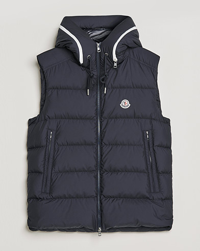 Mies |  | Moncler | Cardamine Hooded Down Vest Navy