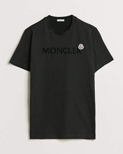 Miehet | Uutuudet | Moncler | Lettering Logo T-Shirt Black