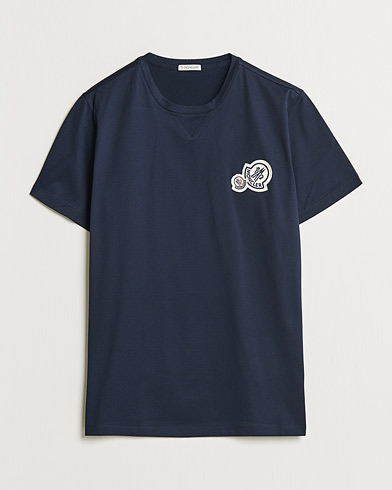 Miehet | Uutuudet | Moncler | Double Logo T-Shirt Navy