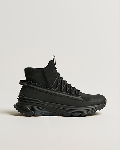Mies |  | Moncler | Knit High Running Sneakers Black