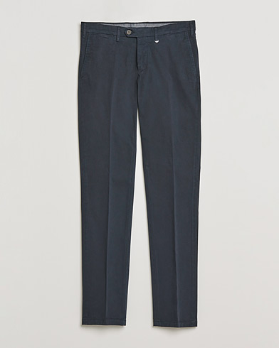 Mies |  | Canali | Slim Fit Twill Cotton Chinos Navy