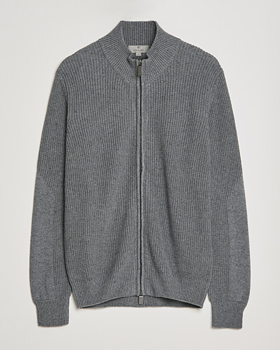  |  Cotton/Cashmere Full Zip Light Grey