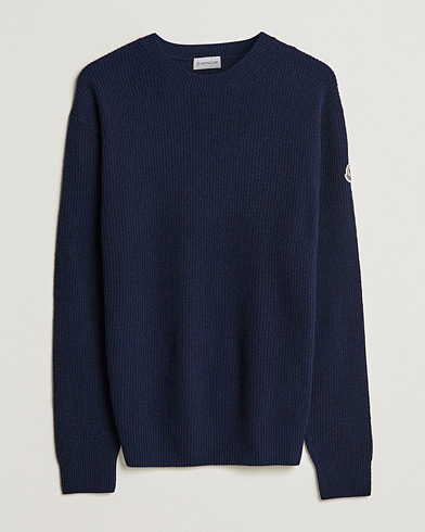 Mies |  | Moncler | Cashmere Crew Neck Sweater Navy