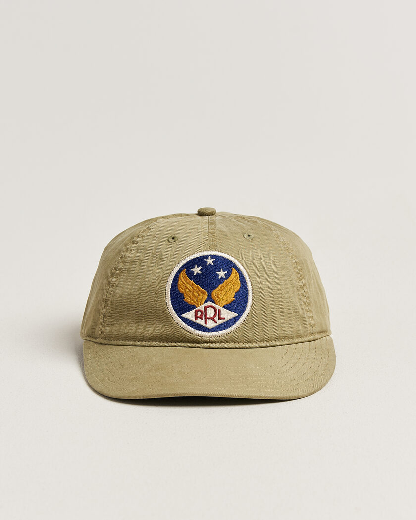 RRL Garment Dyed Ball Cap Beige – Vihreä