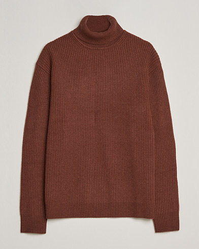 Mies | Samsøe & Samsøe | Samsøe & Samsøe | Logan Heavy Knitted Roll Neck Cappuccino