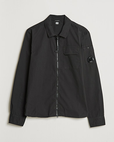 Mies | C.P. Company | C.P. Company | Garment Dyed Gabardine Overshirt Black