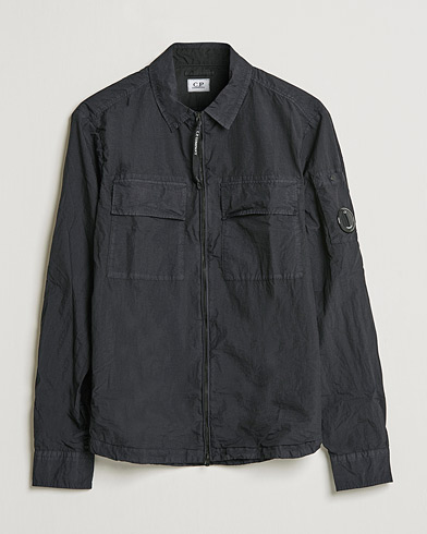 Mies | Paitatakit | C.P. Company | Taylon L Zip Overshirt Black