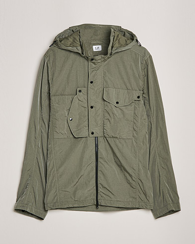 Mies | C.P. Company | C.P. Company | Chrome R Hooded Shirt Jacket Green