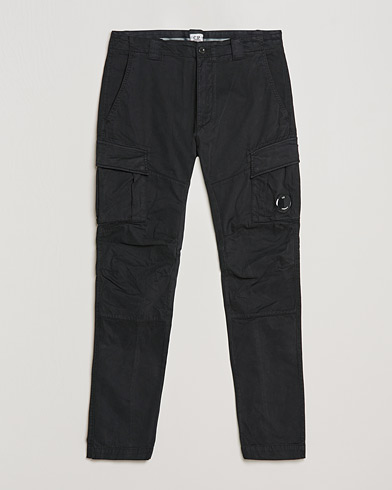 Mies | Housut | C.P. Company | Stretch Satin Lens Cargo Pants Black