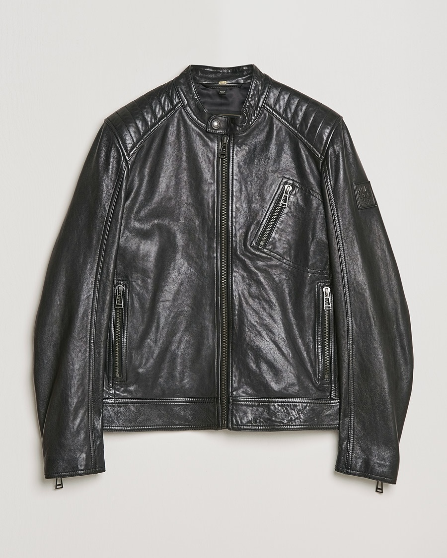 Belstaff V Racer 2.0 Leather Jacket Black – Musta