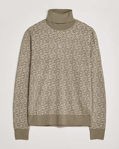 Mies | Puserot | Emporio Armani | Wool Pullover Beige