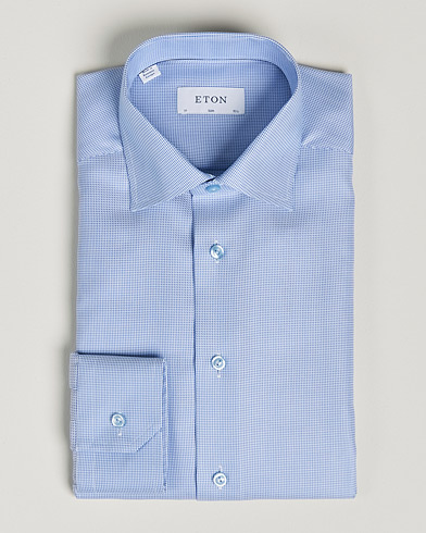 Mies |  | Eton | Royal Dobby Shirt Mid Blue