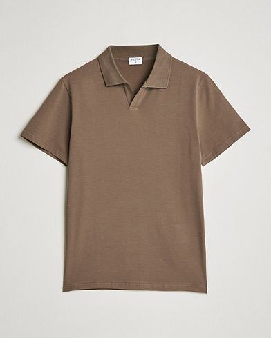 Mies | Filippa K | Filippa K | Lycra Polo T-shirt Mole Grey