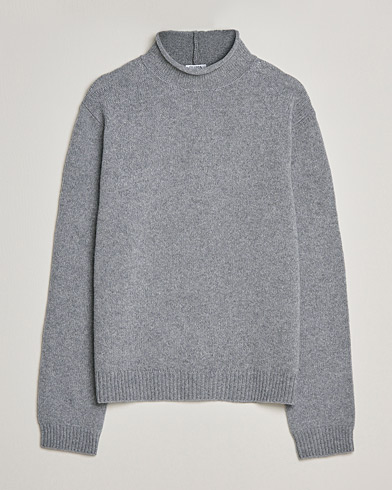 Mies | Filippa K | Filippa K | Milo Wool Cashmere Sweater Mid Grey Melange