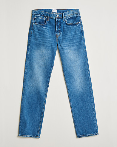 Mies |  | FRAME | Stacked Straight Jeans Indigo Snow