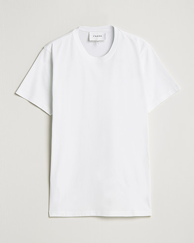 Mies |  | FRAME | Logo T-Shirt Blanc