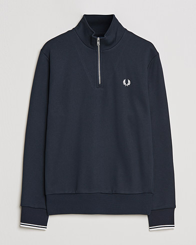 Mies | Fred Perry | Fred Perry | Half Zip Sweatshirt Navy