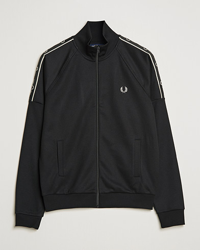 Mies | Puserot | Fred Perry | Tapped Sleeve Track Jacket Black