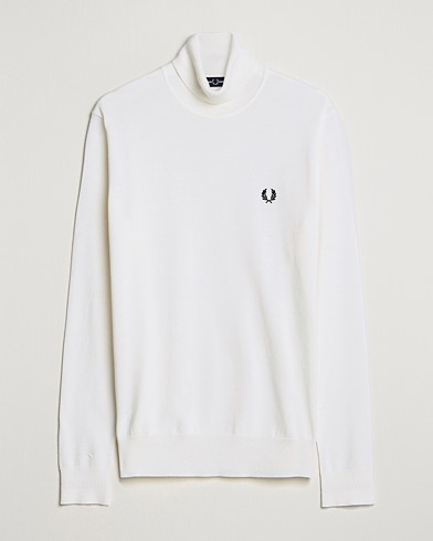 Mies | Puserot | Fred Perry | Roll Neck Jumper Snow White