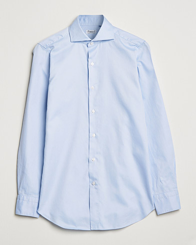 Mies | Finamore Napoli | Finamore Napoli | Milano Slim Washed Dress Shirt Light Blue