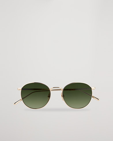 Mies | CHIMI | CHIMI | Round Polarized Sunglasses Gold/Green