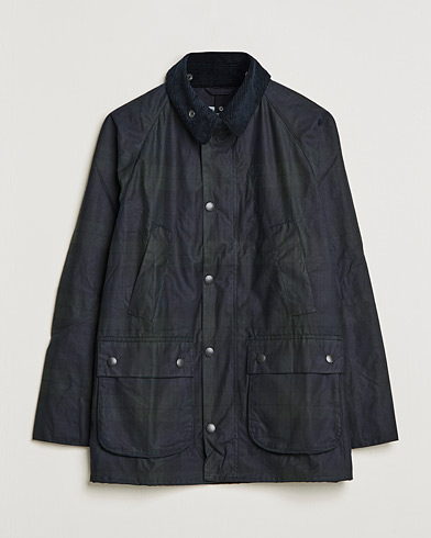 Mies |  | Barbour White Label | Bedale Slim Blackwatch Jacket Navy