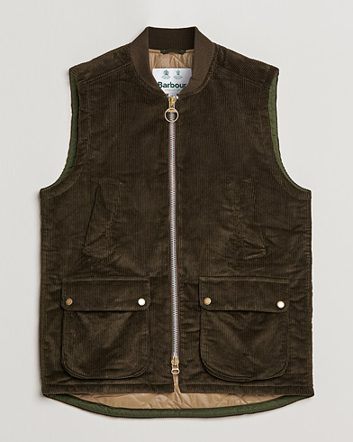 Mies |  | Barbour White Label | Westmorland Cord Gilet Olive