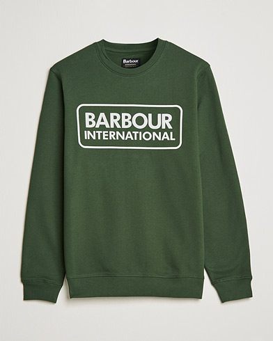 Mies | Collegepuserot | Barbour International | Large Logo Sweatshirt Kombo Green