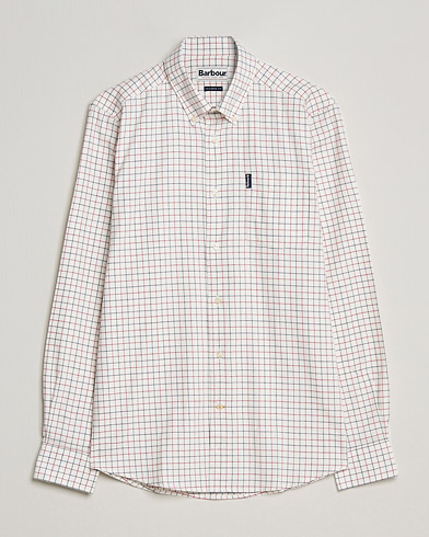 Mies | Flanellipaidat | Barbour Lifestyle | Dillon Check Flannel Shirt White/Red