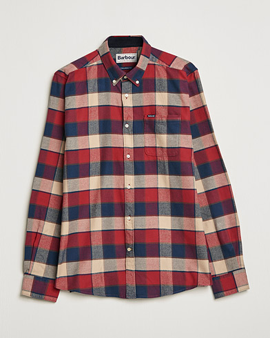 Mies |  | Barbour Lifestyle | Country Check Flannel Shirt Rich Red