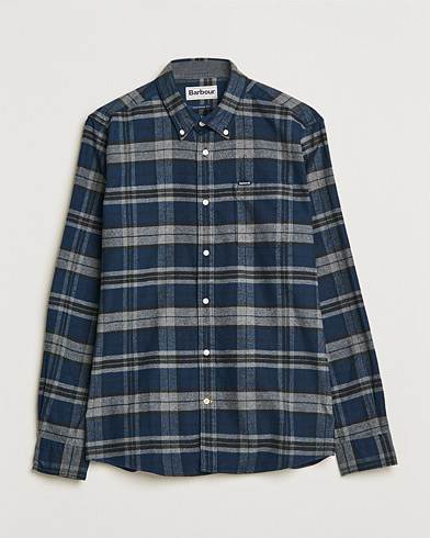 Mies | Flanellipaidat | Barbour Lifestyle | Betsom Flannel Check Shirt Grey Marl