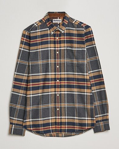 Mies | Flanellipaidat | Barbour Lifestyle | Ronan Flannel Check Shirt Grey Marl