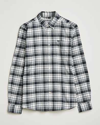 Mies |  | Barbour Lifestyle | Stonewell Flannel Check Shirt Grey Marl