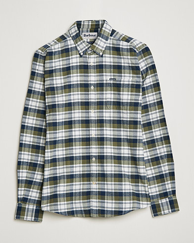 Mies | Rennot | Barbour Lifestyle | Stonewell Flannel Check Shirt Olive